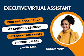 be your social media manager canva graphics designer personal virtual assistant