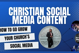 be your christian social media manager instagram facebook tiktok and linkedin