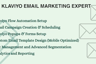 setup klaviyo email marketing flow and template for your shopify store