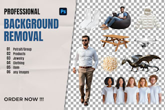 do background removal, resize, and cut out images in photoshop