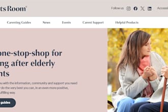 design home care website elderly care website healthcare