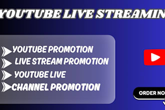 do organic youtube live stream promotion, viewers