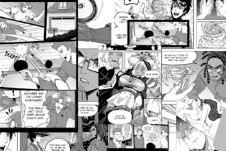 create stunning anime, manga, webtoon, nsfw, sfw, superhero and comic book art