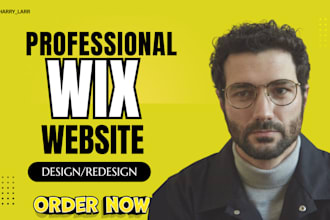build wix website design, wix website redesign, or wix online store