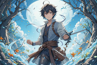 webnovel webtoon cover shonen anime manga