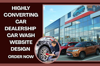 design car dealership car rental automotive car wash car detailing taxi website