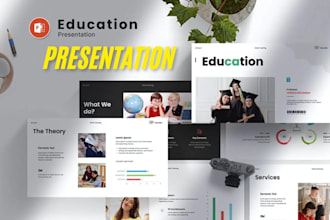 design educational presentations, student projects, research slides