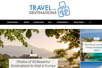 provide automated travel affiliate websites for passive income