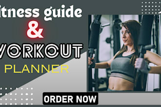 design workout planners and fitness guides