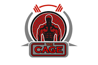 design fitness center martial arts logo