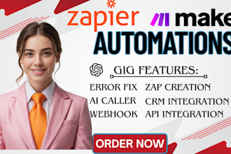 setup zapier make com automation make com scenario with make com and zapier api