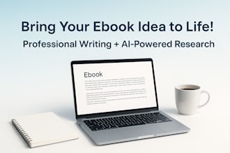 make a concise and well written ebook for your niche