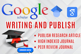 write publish research article high index on google scholar peer review journal