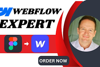 design webflow website redesign custom webflow landing page figma to webflow fix