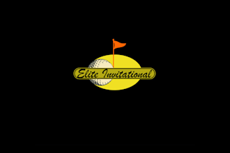design elite invitational charity golf tournament logo