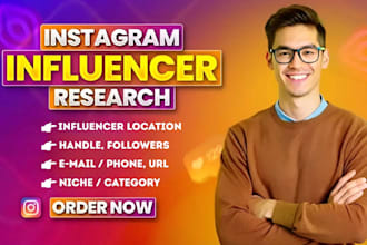 research top instagram, tiktok, and youtube influencers for your niche