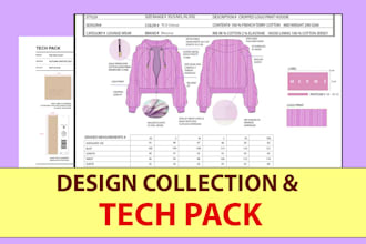 fashion tech pack design
