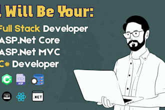 develop web applications in c sharp, asp dot net core, mvc, angular, blazor