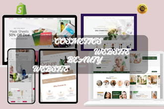 cosmetic shopify store skincare beauty product makeup shopify website store