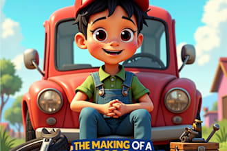 create a fun and custom cartoon storybook to celebrate your loved ones