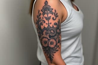 create unique custom tattoo design for you, sleeve tattoo