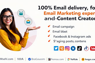 send out million email, email blast to targeted audience inbox