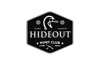 design creative classic hunt hideout club logo