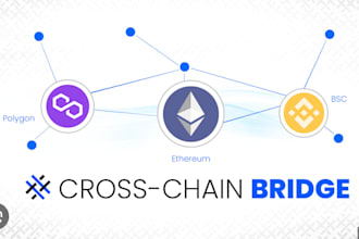 build uniswap, dex, defi, cross chain bridge, smart contract