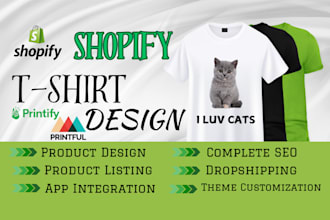 build a custom shopify print on demand tshirt store for your brand