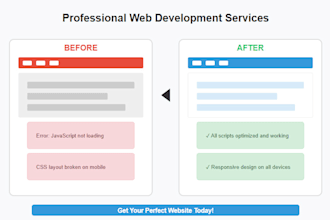 debug your website or build a new one using reactjs, tailwind CSS and javascript