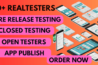 provide real 20testers closed testing google play game testers beta testers