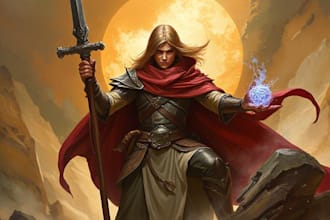draw your dnd, sci fi, fantasy character or illustration