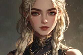 do character art, dnd, and game art