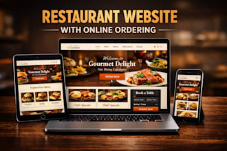 create restaurant bakery website with online ordering