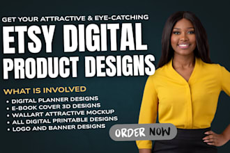 set up your etsy shop with digital products, planner design, and pod do etsy SEO