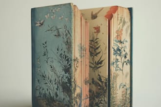 create modern, minimalist book cover design or kindle cover