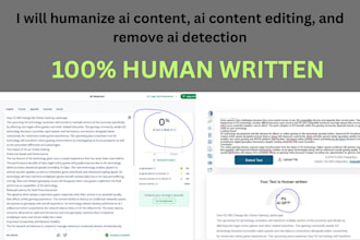 manually rewrite ai content and remove ai detection