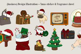 draw cute doodles and fun illustrations for you