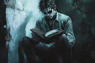 make fantasy horror characters or fantasy horror book cover