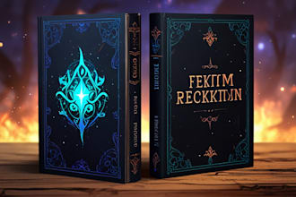 design best selling fantasy book cover for you