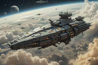 do spaceships and hard surface sci fi models