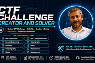 create and solve challenges for ctf and cyberdrill competitions