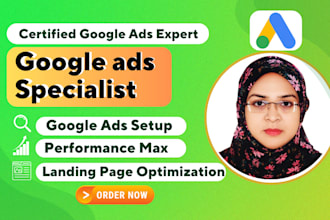 be your professional google adwords specialist for PPC campaign management