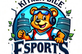 design high quality esport brewery mascot logo with unlimited revision