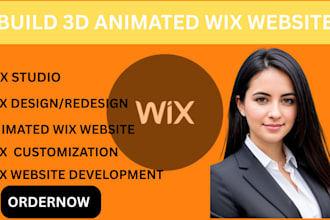 build 3d animated wix website interactive 3d wix studio scrolling website design