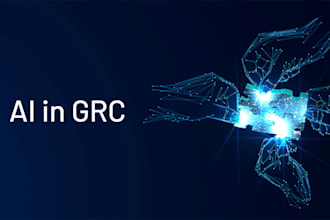 write about ai grc, cybersecurity practices, and pmp