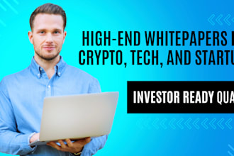 write highly professional whitepapers for your company
