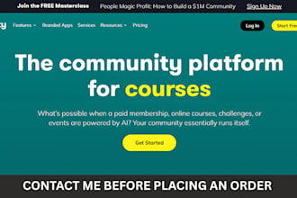build wordpress membership website subscription website, lms membership website
