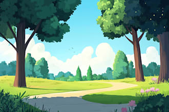 create background illustration and environment and sci fi art