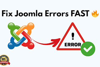 fix joomla website errors, improve speed, and enhance security